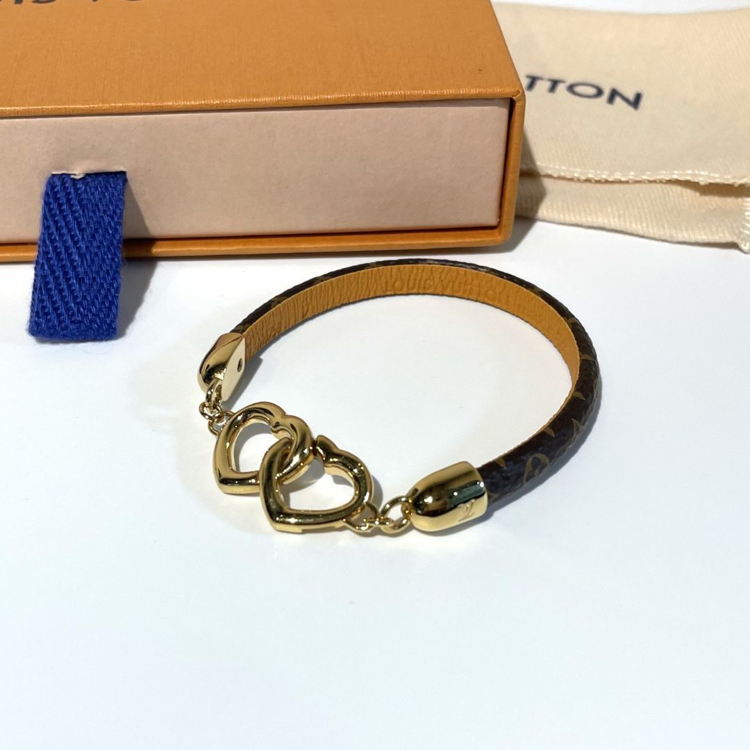 LOUIS VUITTON ルイ ヴィトン LV ブレスレット セイ イエス モノグラム