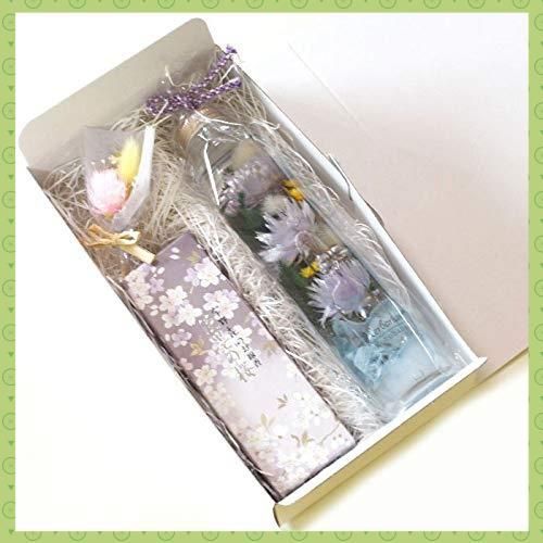 パープルスターチスと花かんざしのガーランド＊約15cm × 5束 無料 