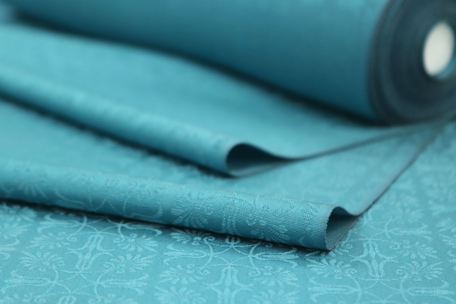 正絹 名古屋帯 ターコイズ ブルー 貴久樹 名古屋帯】爽やか夏色 青の