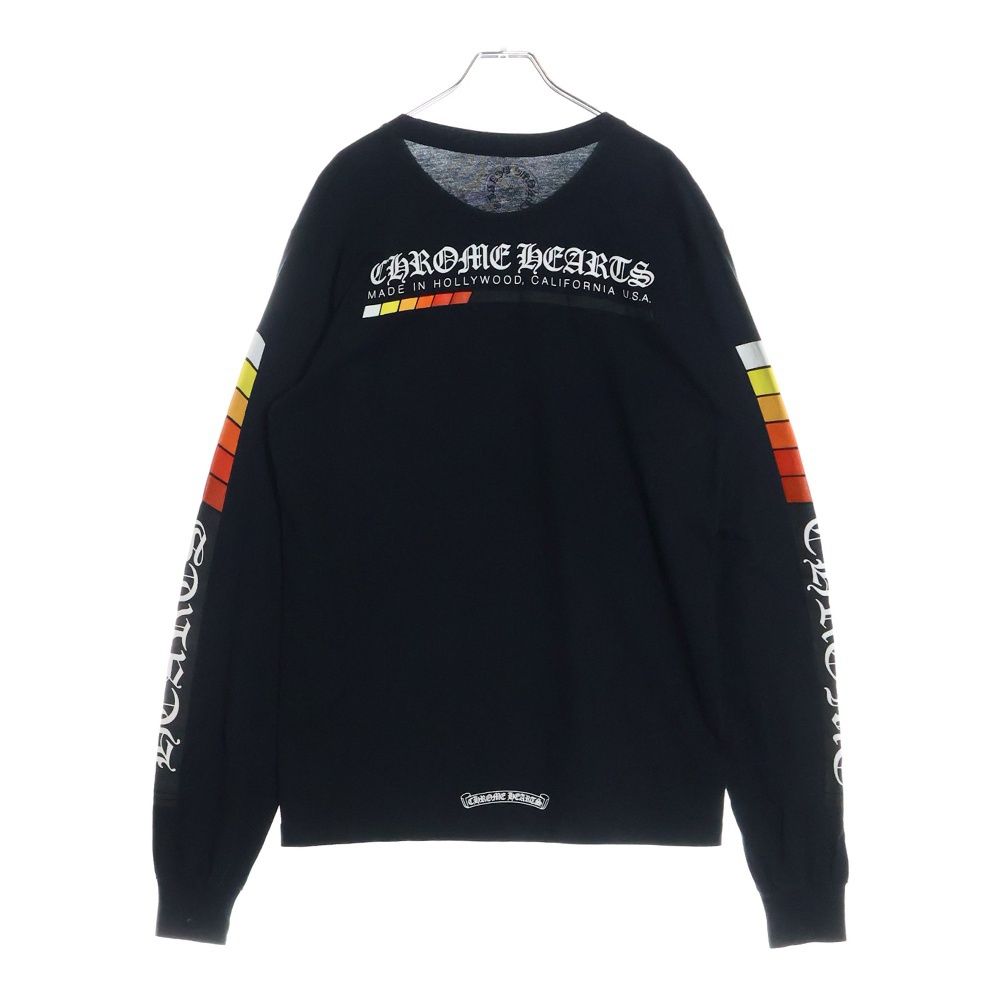 クロムハーツ カリフォルニア限定　ネオンバー ロンTシャツ ブラック CHROME HEARTS (クロムハーツ) NEON BAR LOGO L/S TEE