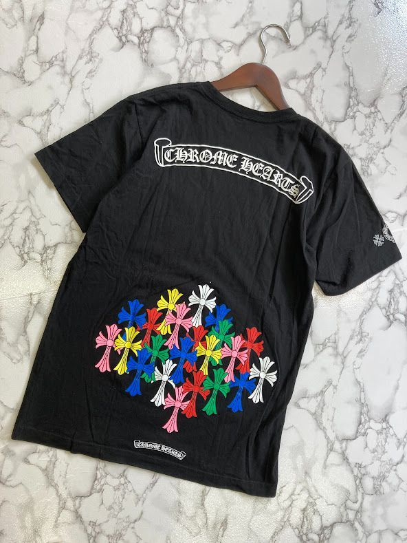 22AW CHROME HEARTS クロムハーツ マルチカラー Tシャツ M PAWNSHOPRiZ ...