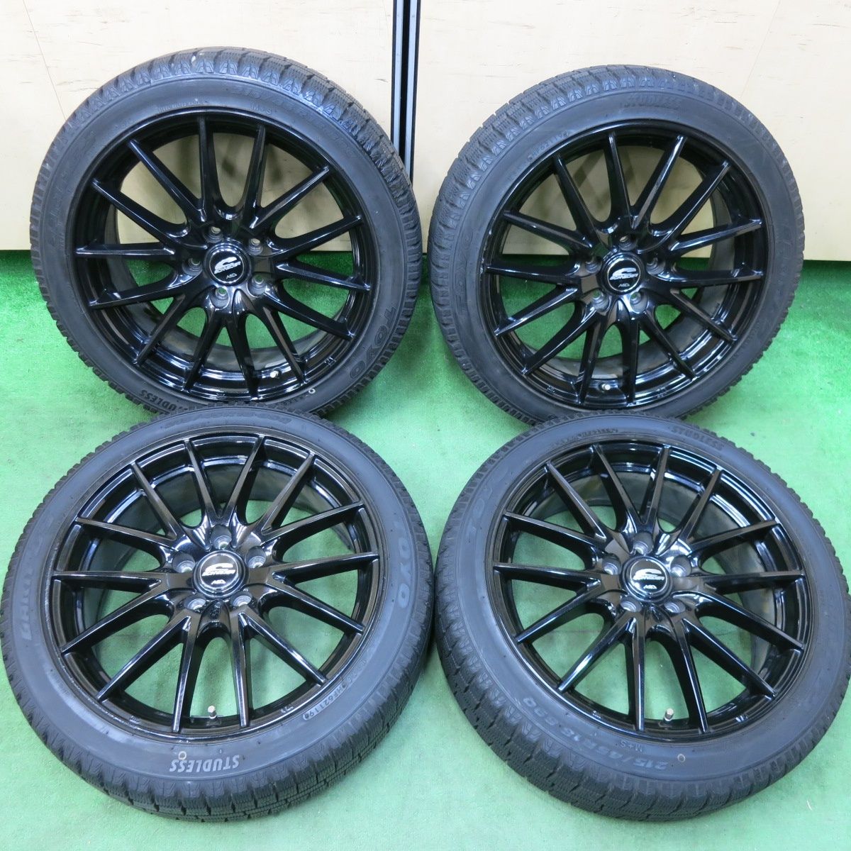 トーヨー GARIT G5 215/45R17 4本 9.5分溝 程度良好！