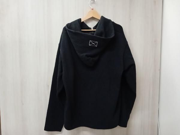 MLVINCE KNIT ZIP HOODY パーカーメルヴィンス ブラック XLサイズ
