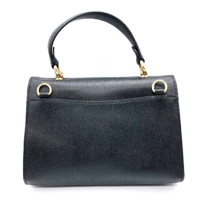 【COACH】美品！2way レザー　ハンドバッグ　ショルダーバック　ブラック ☆COACH コーチ F76618 2way レザー ショルダーバッグ