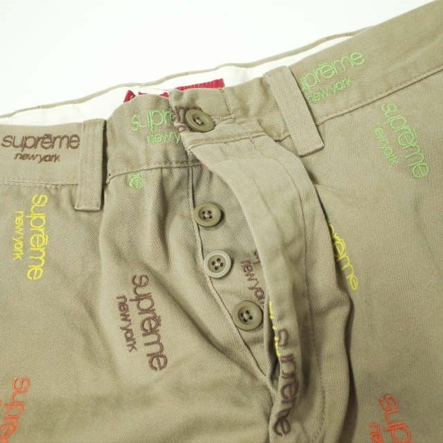 当日配達 SUPREME Classic Logo Chino Short ショートパンツ ショート