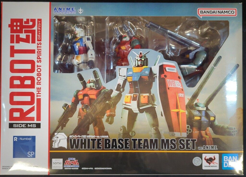 バンダイ ROBOT魂u003cSIDEMSu003e 機動戦士ガンダム ホワイトベースチーム MSセット  ver. A.N.I.M.E.