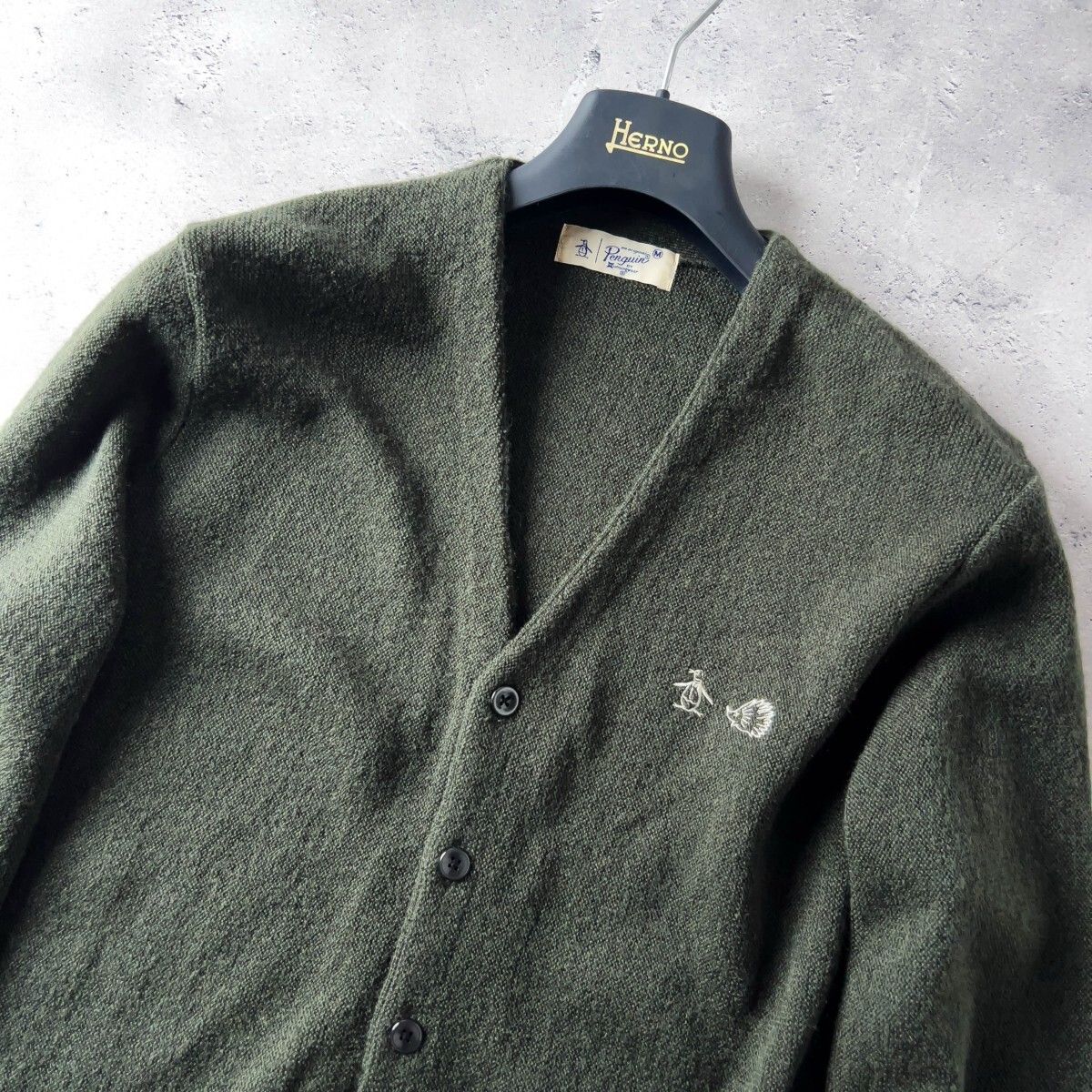 Penguin by Munsingwear × CLUBHAUS 別注 ニット カーディガン