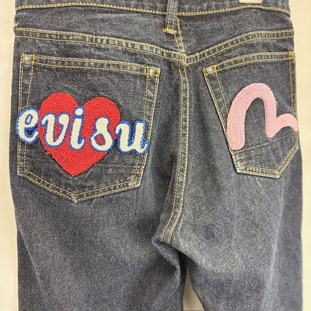 EVISU 赤耳 ロゴパッチ デニムボトム ジーンズ サイズW 29 02