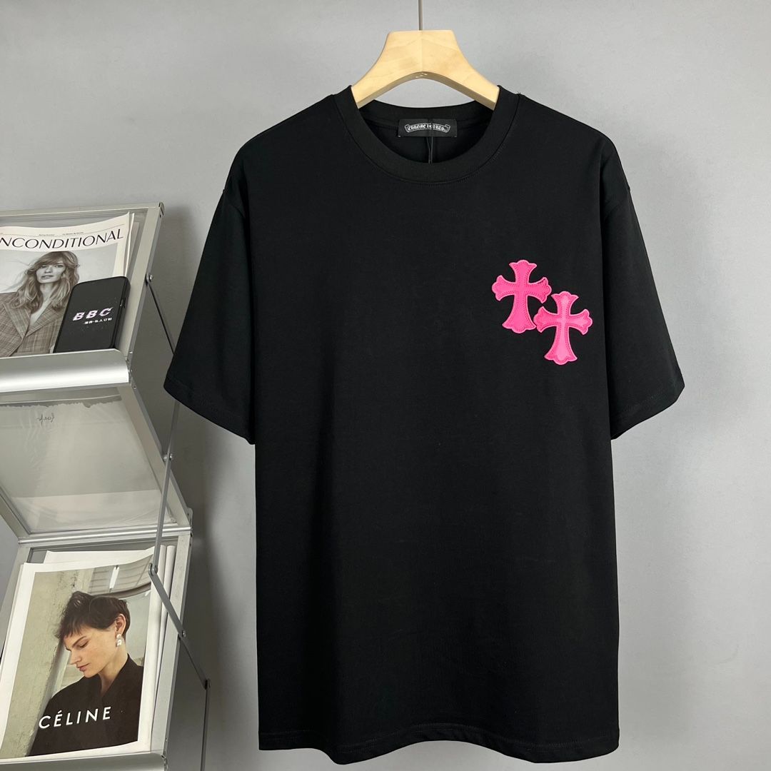 CHROME HEARTS クロムハーツ レア作」ハンドカービング銀十字章T CHROME HEARTS クロムハーツ レア作」ハンドカービング銀十字章T