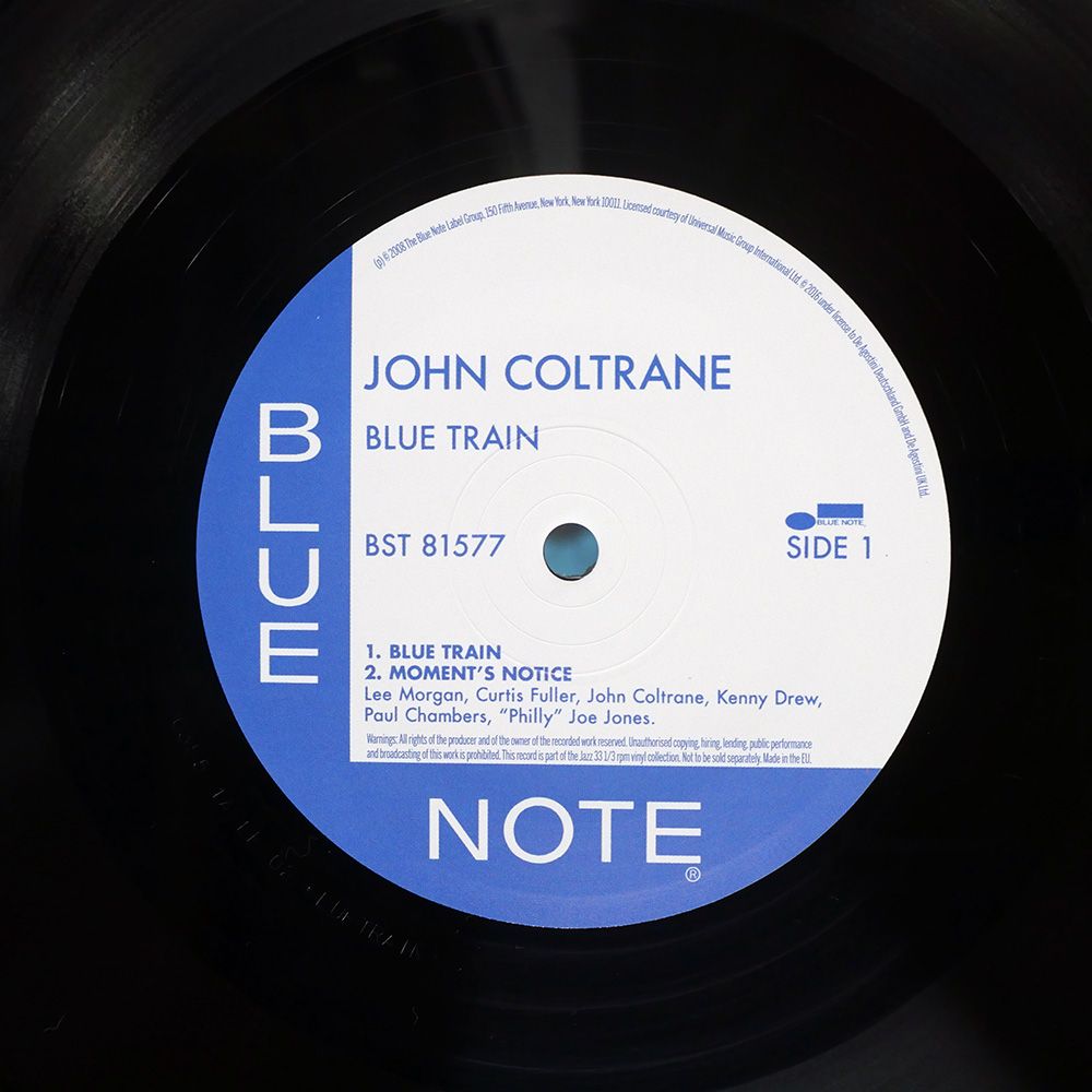 英 重量盤 UK盤 JOHN COLTRANE/BLUE TRAIN/BLUE NOTE BST81577