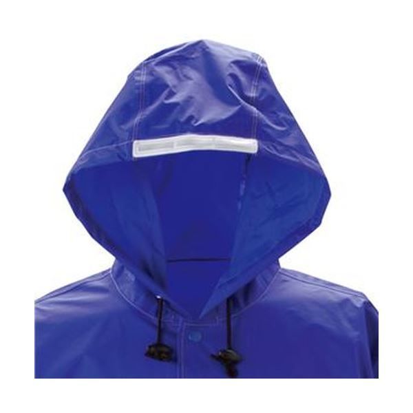まとめ 川西工業 防水レインパーカーロイヤルブルー フリーサイズ 3535 1着 ×5セット