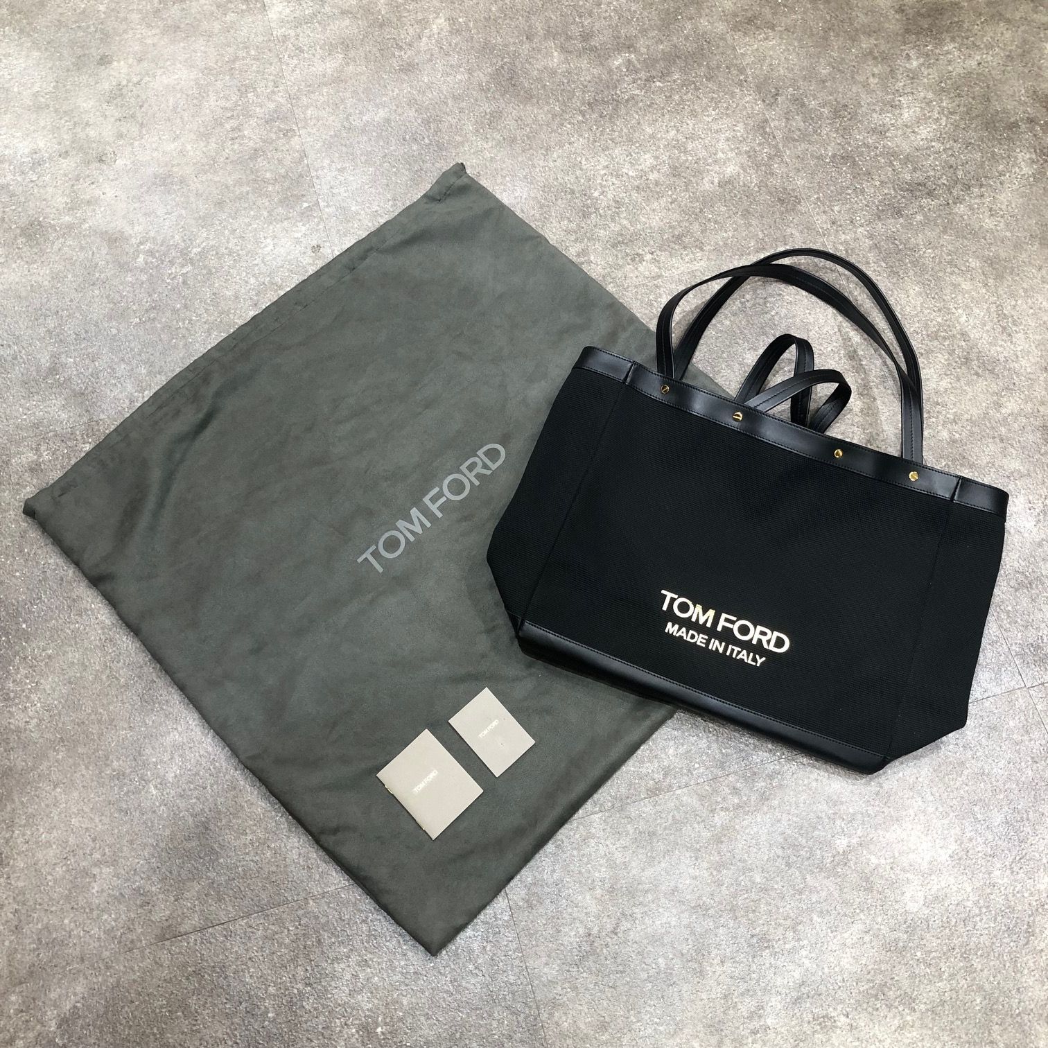 TOM FORD キャンバス地 ガーメントバッグ