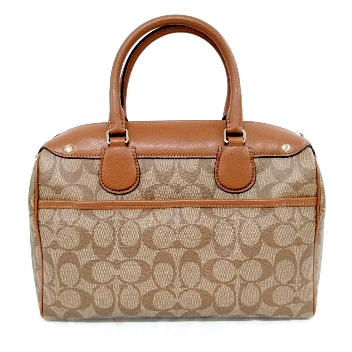 COACH コーチ シグネクチャー ボストンバッグ 2way レザー