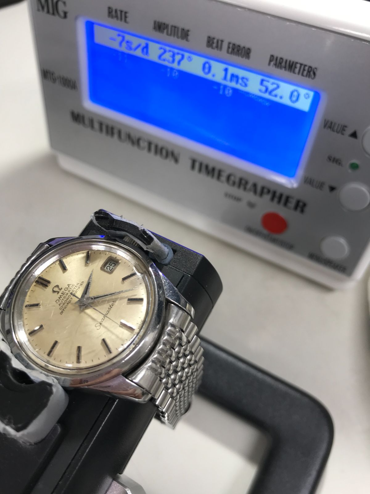 01】オメガ シーマスター デイト OMEGA Seamaster Date 自動巻 Ref.168.024 Cal.24石564  Ser.2874***(01-4781) - メルカリ