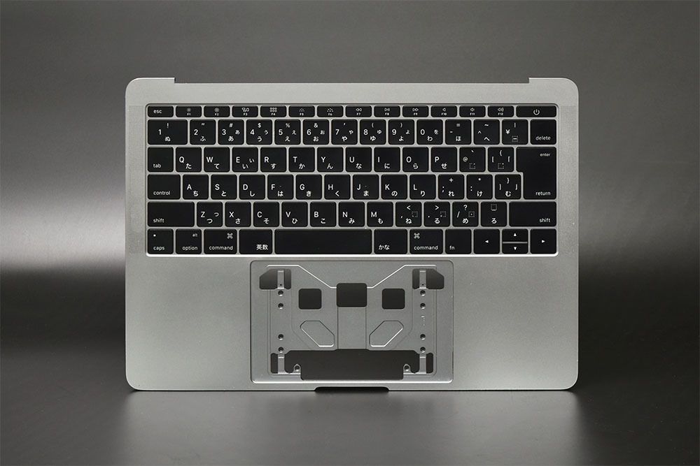 MacBookPro 13 2016 2017 スペースグレイ日本語パームレスト