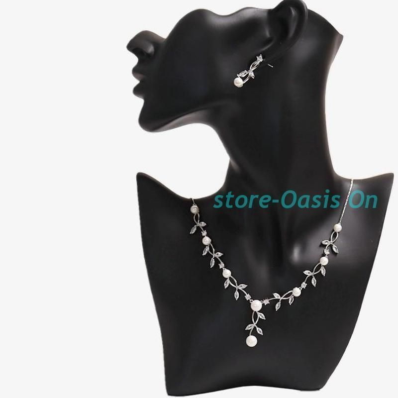 キュービックジルコニア パーティーネックレス