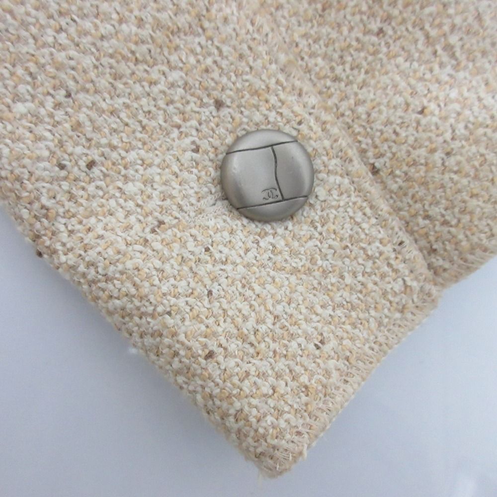 良品 98P CHANEL シャネル ヴィンテージ サマーツイード ダブル  