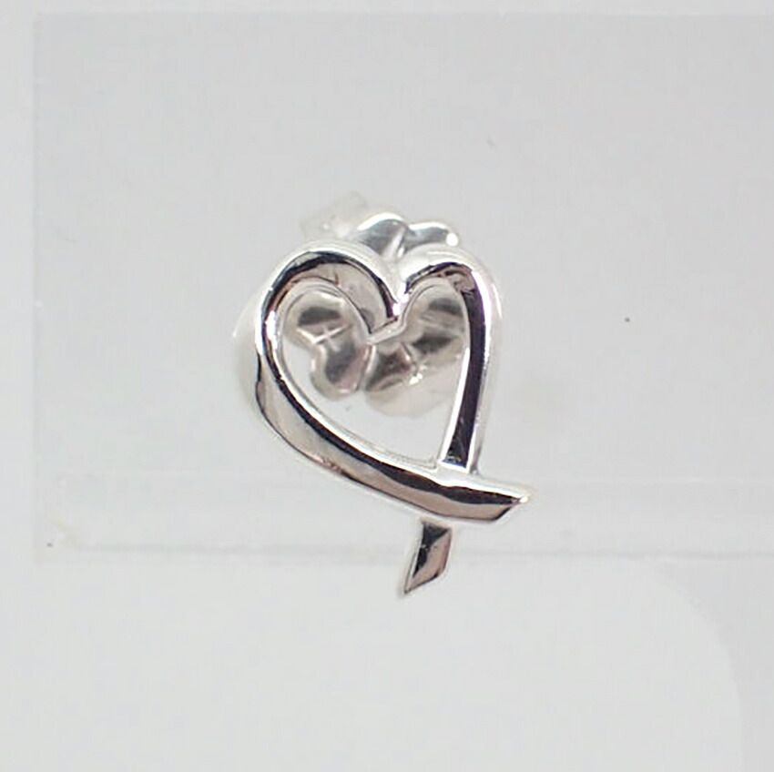 ティファニー　ピアス　ラヴィングハート　シルバー925 TIFFANY&Co. 【5jgb0717】ティファニー ピアス ラビングハート