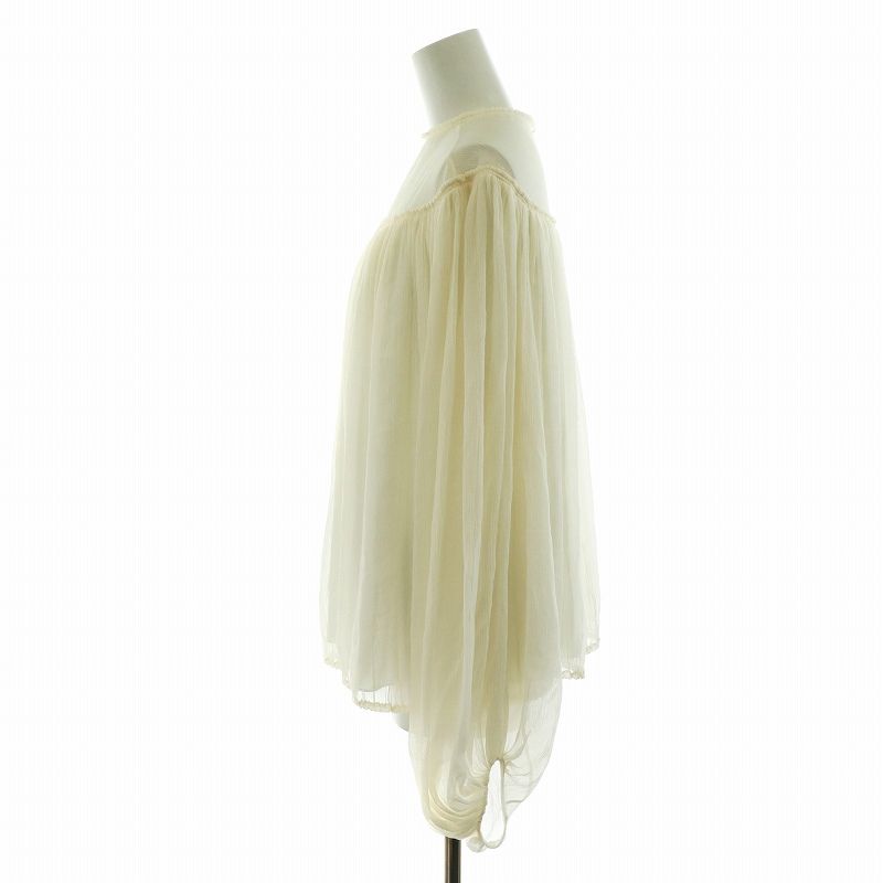 クロエ CHLOE 20SS シャツ ブラウス 長袖 プルオーバー シルク 絹 34 S 