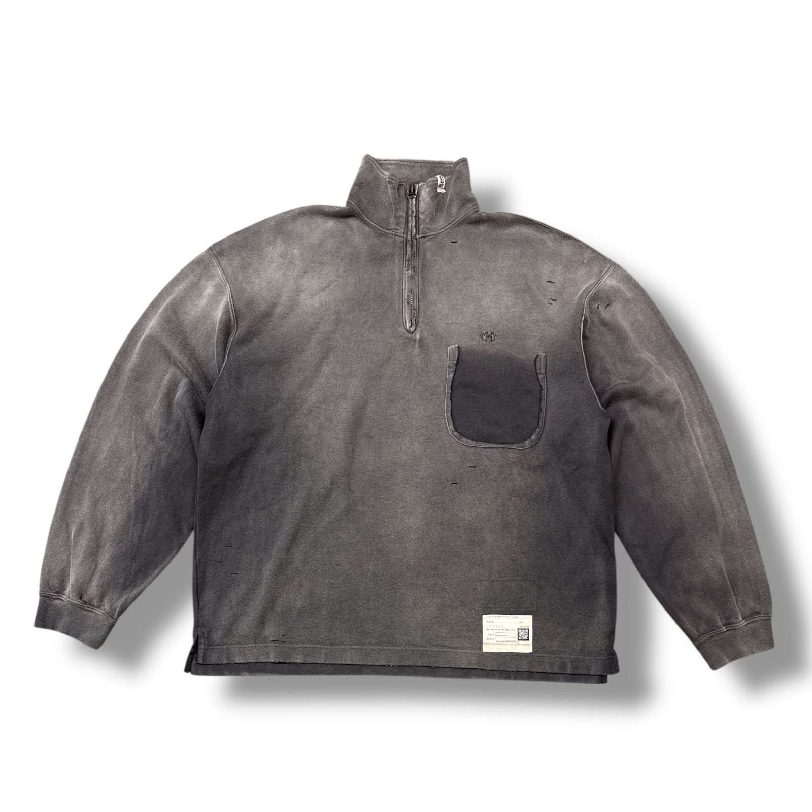 ミハラヤスヒロ　LO-FI ハーフジップ スウェット ミハラヤスヒロ LO-FI ハーフジップ スウェット - メルカリ