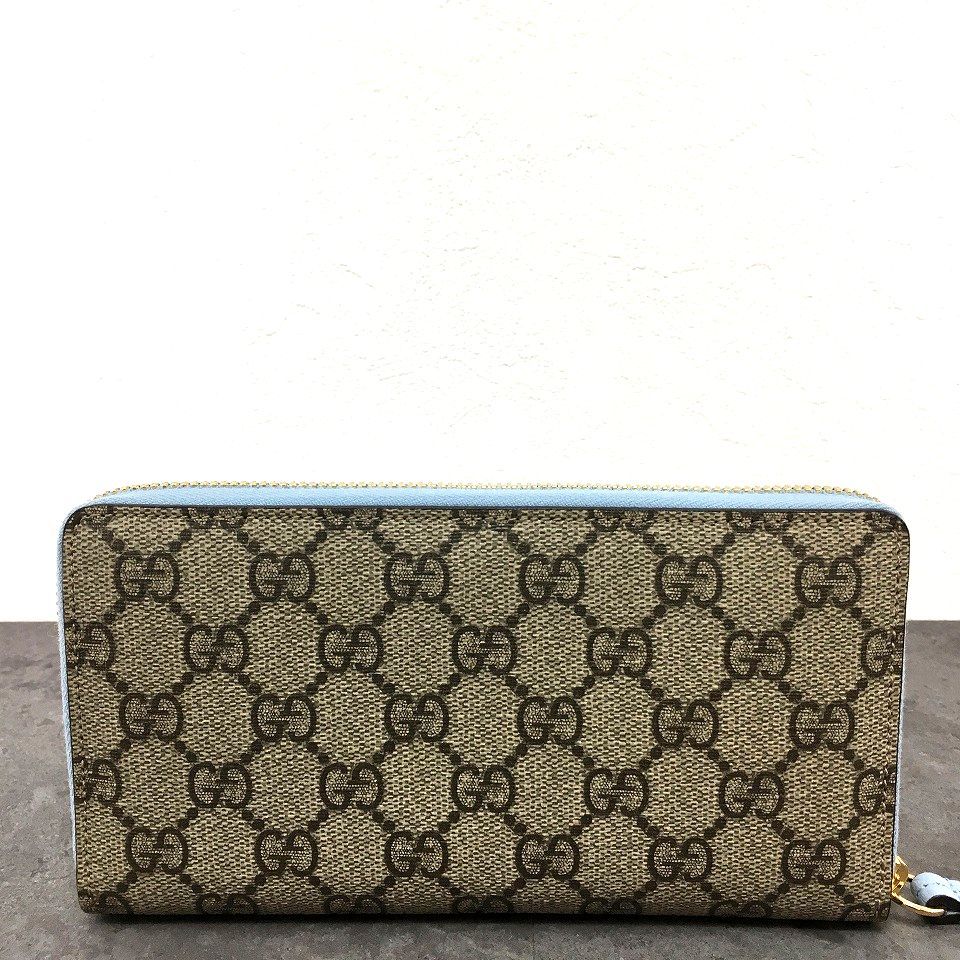 送料込み！ 未使用品 GUCCI ジップウォレット 456117 箱付き 142 送料込み！ 未使用品 GUCCI ジップウォレット 456117 箱付き 142