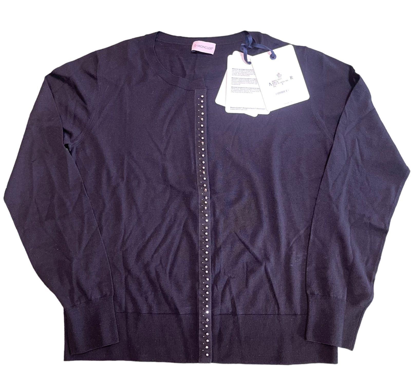 MONCLER モンクレール カーディガン 9B70200 A9326 レディース ウール ニット 長袖 クルーネック スタッズ 999 楽天市場】MONCLER モンクレール カーディガン 9B70200 A9326