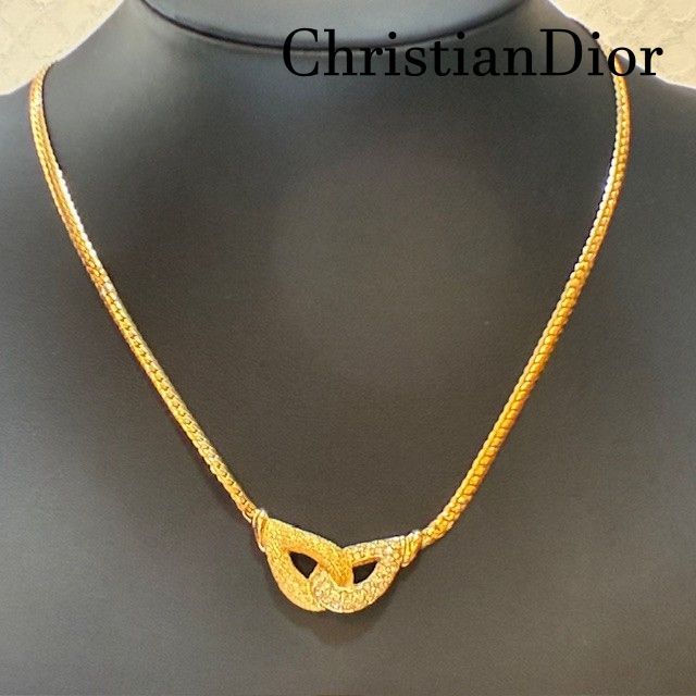 クリスチャンディオール ChristianDior ラインストーン ロープ
