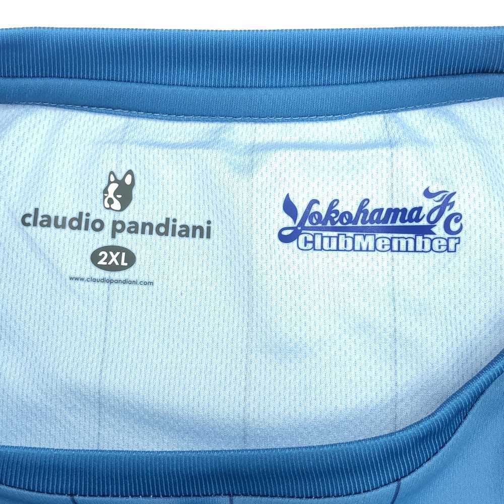 未使用 claudio pandiani クラウディオパンディアーニ 横浜FC 2021 ホーム 半袖レプリカユニフォーム 2XL ポリエステル Jリーグ サッカージャンキー スポーツ メンズ HU1276A83 未使用 claudio pandiani クラウディオパンディアーニ 横浜FC