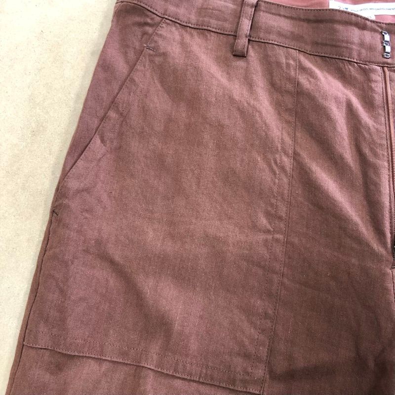 パンツ 麻混