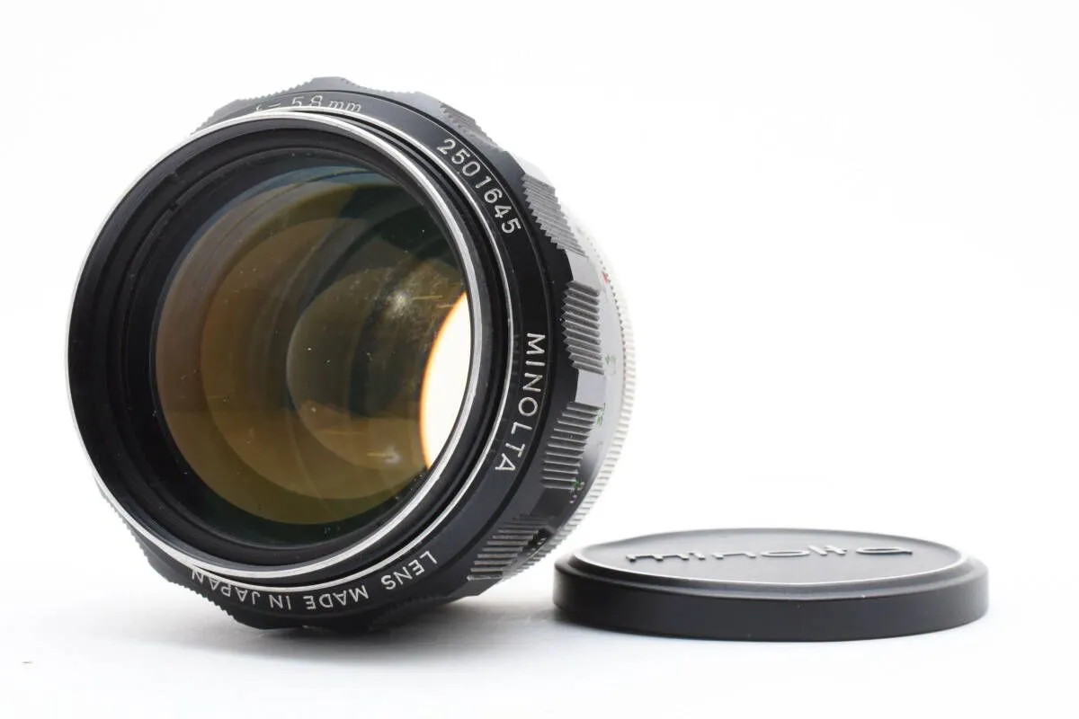 Minolta MC ROKKOR 58mm F/1.2（整備品） Minolta MC Rokkor-PG 58mm F1.2 修理記録 – レンズ修理なら日本レンズ協会