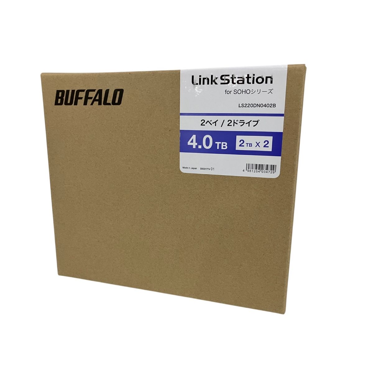 BUFFALO LS220DN0402B Link Station for SOHO シリーズ 4TB バッファロー B10009690