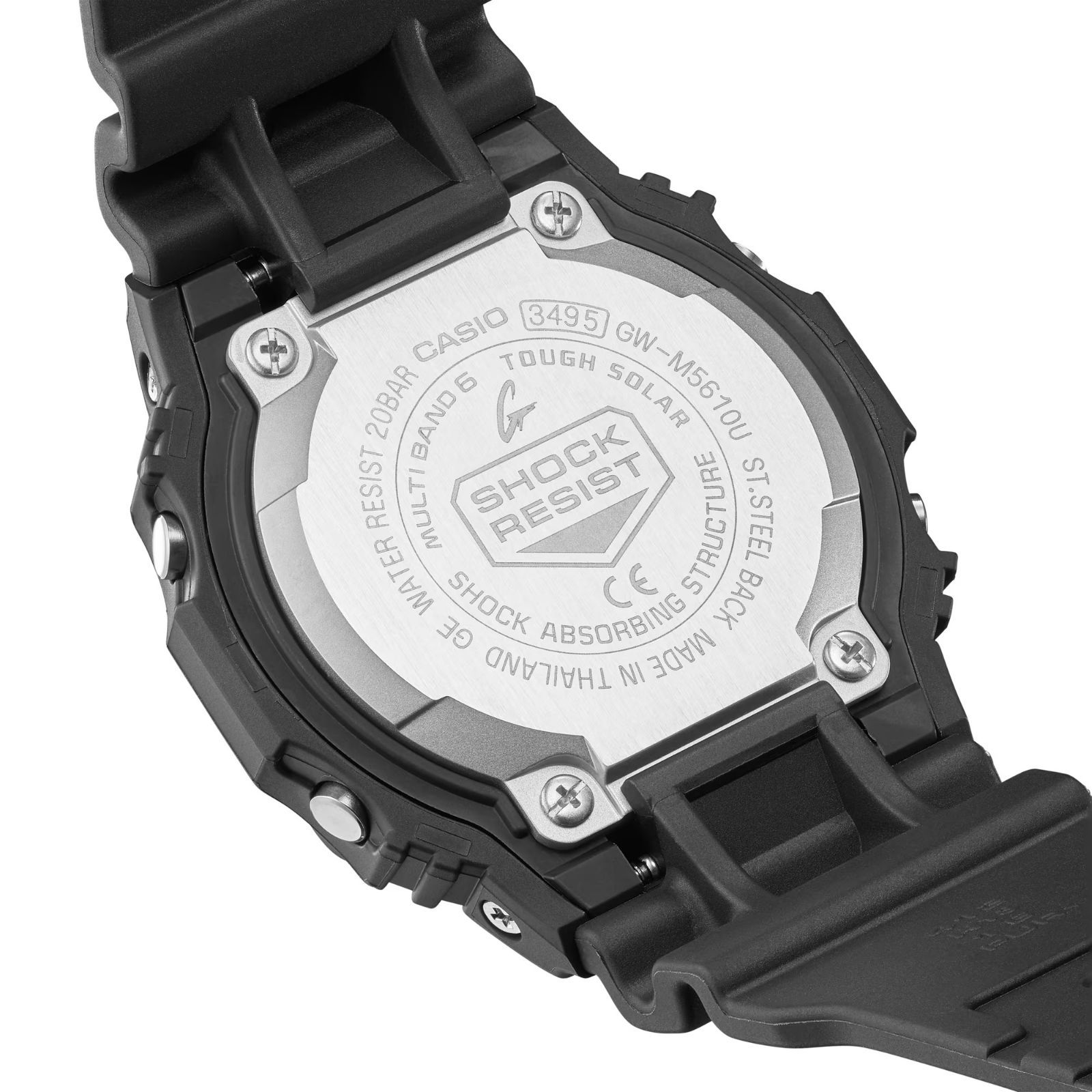 【即納】国内正規品 CASIO カシオ G-SHOCK Gショック タフソーラー 世界6局電波受信 マルチバンド6 GW-M5610U-1CJF ブラック 腕時計 メンズ