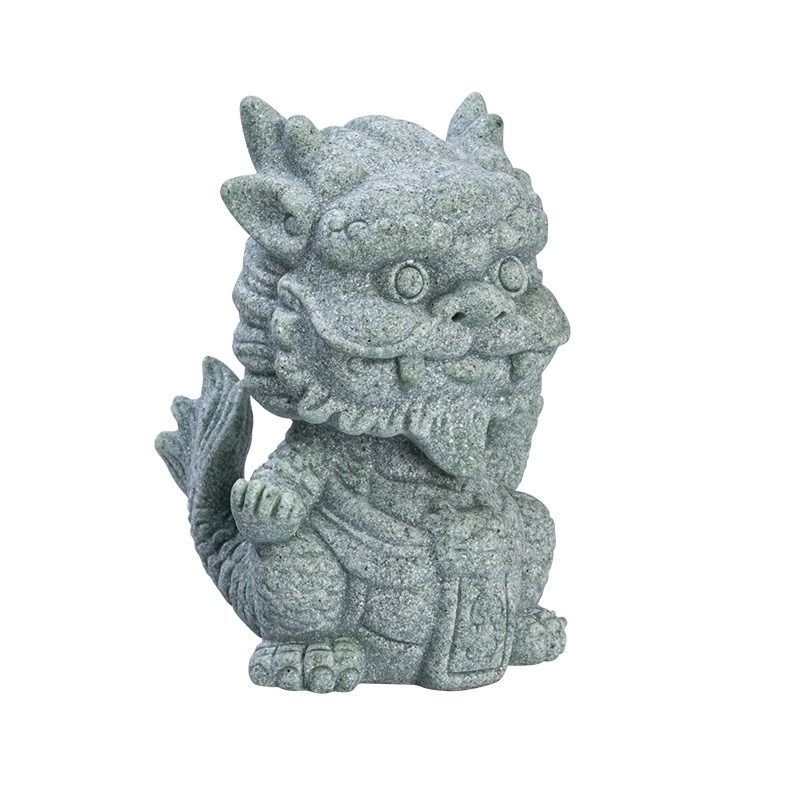 獅子 狛犬 置物 香炉 お香 線香 工芸品 オブジェ 優雅 伝統的 運 金運