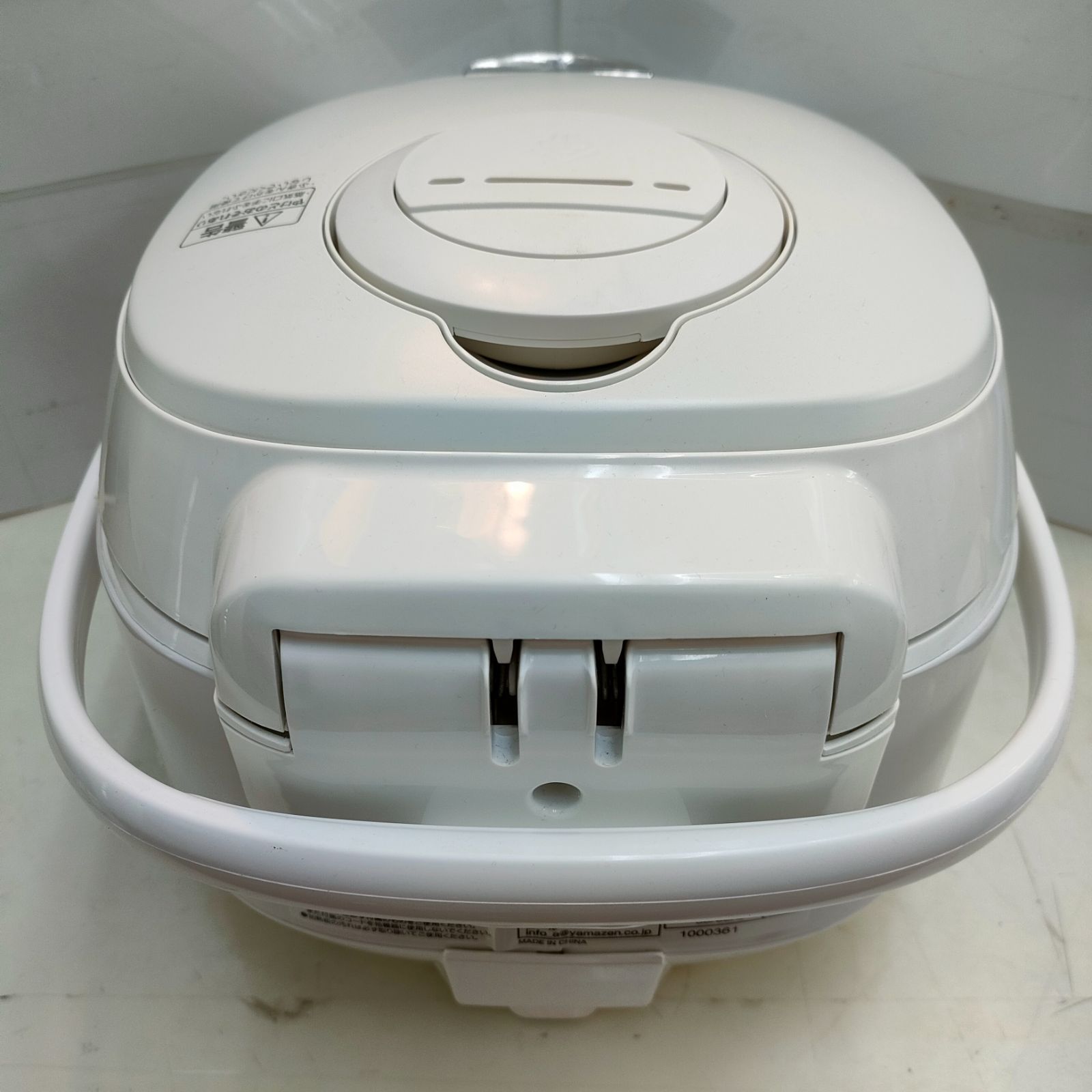 ◇YAMAZEN 炊飯器 5.5合 2021年製 BCS-550(W) - メルカリ