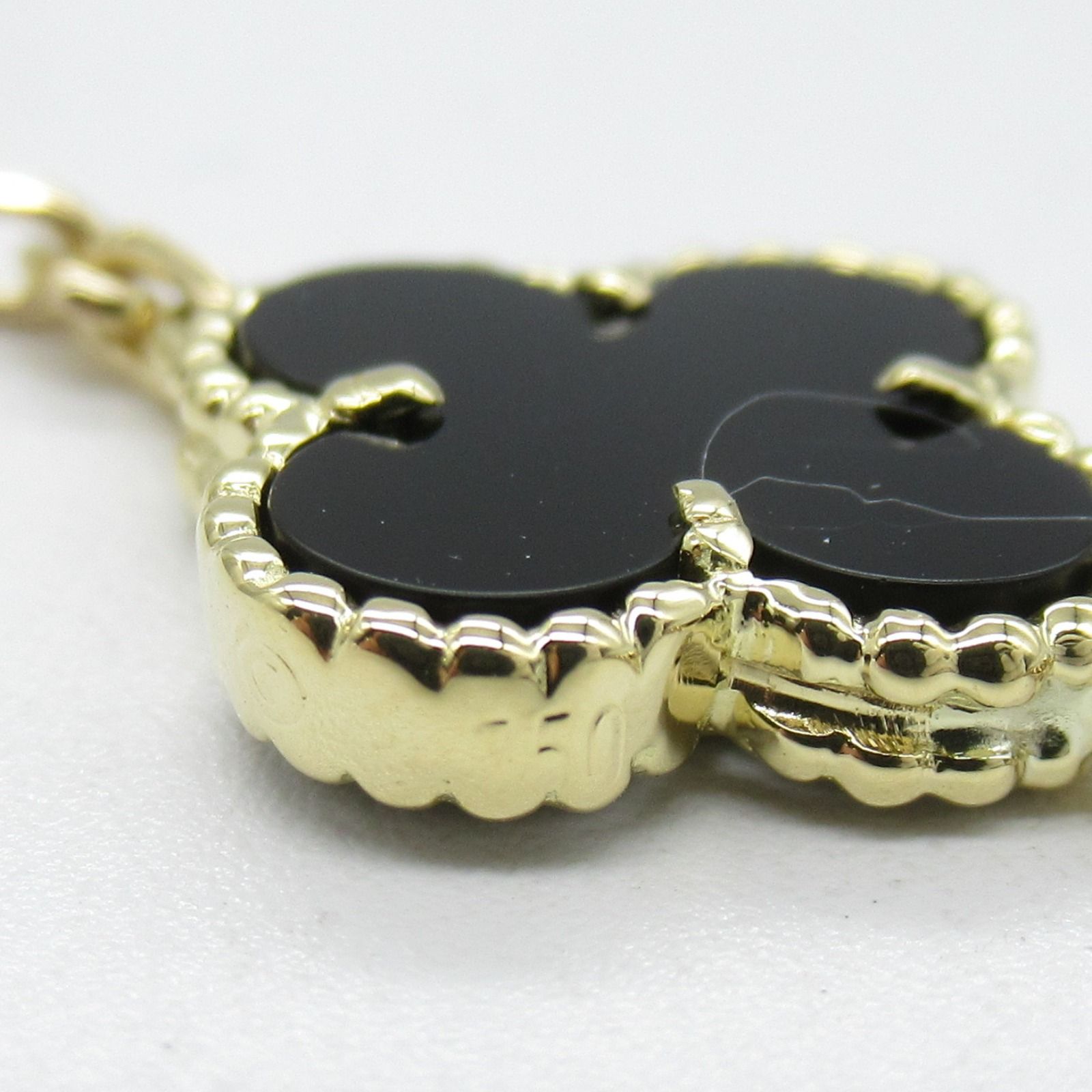 ヴァンクリーフ＆アーペル ヴィンテージアルハンブラ 5Pオニキス