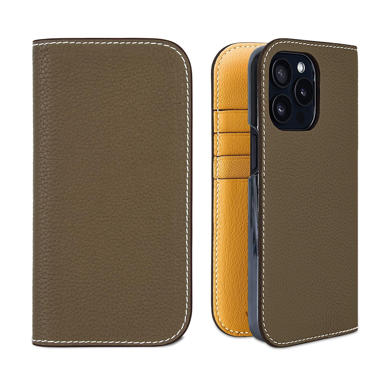 iPhone17ProMax COACH（R）ブックタイプ／Hazelnut iPhone 17