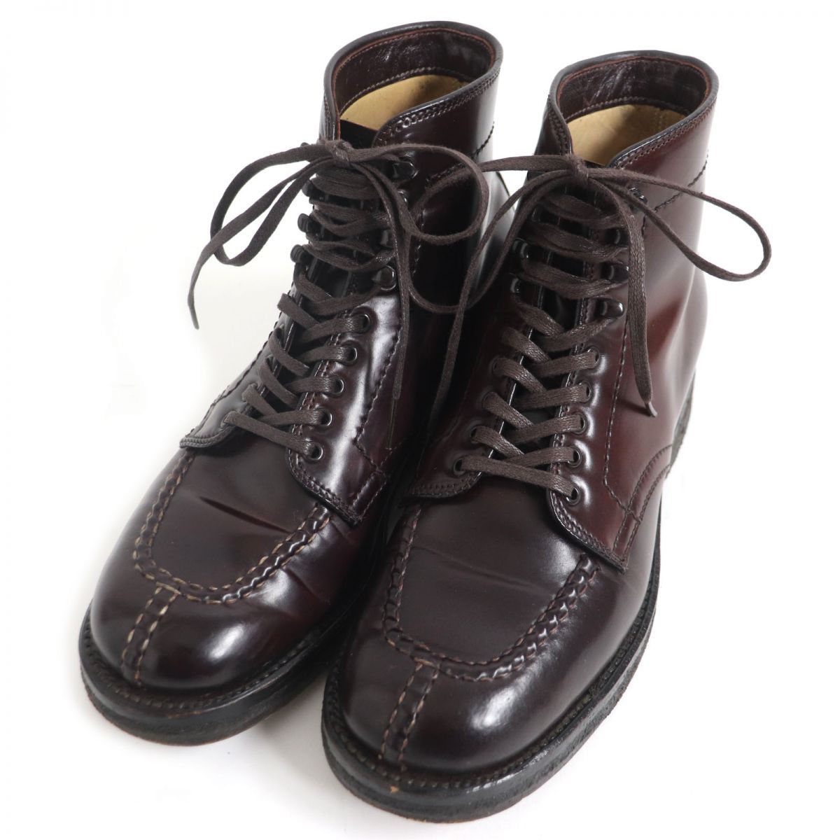 美品□ALDEN/オールデン 4540H コードバン ミリタリーラスト レース 