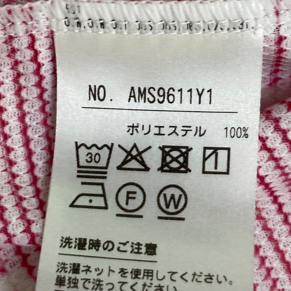 サイズ：M AND PER SE アンパスィ 半袖ポロシャツ ボタンダウン