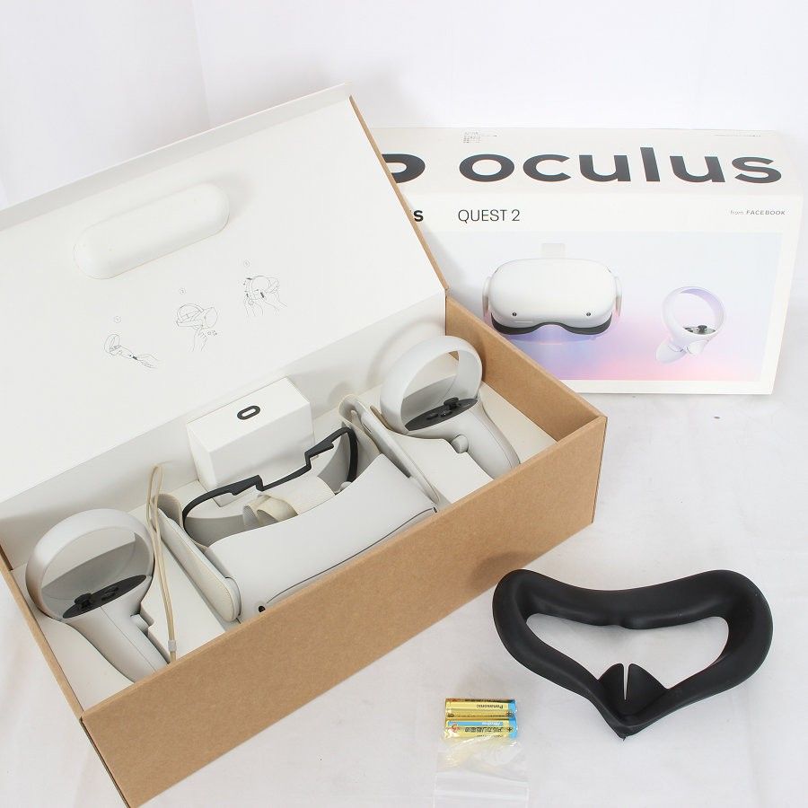 Oculus Quest2 64GB VR ヘッドマウントディスプレイ ヘッドセット オキュラスクエスト2 301-00352-01 メタ 本体