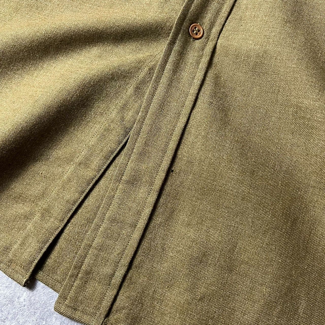 40s 米軍実物 US ARMY M-1937 長袖 ウール シャツ 14 1/2 / 40年代 