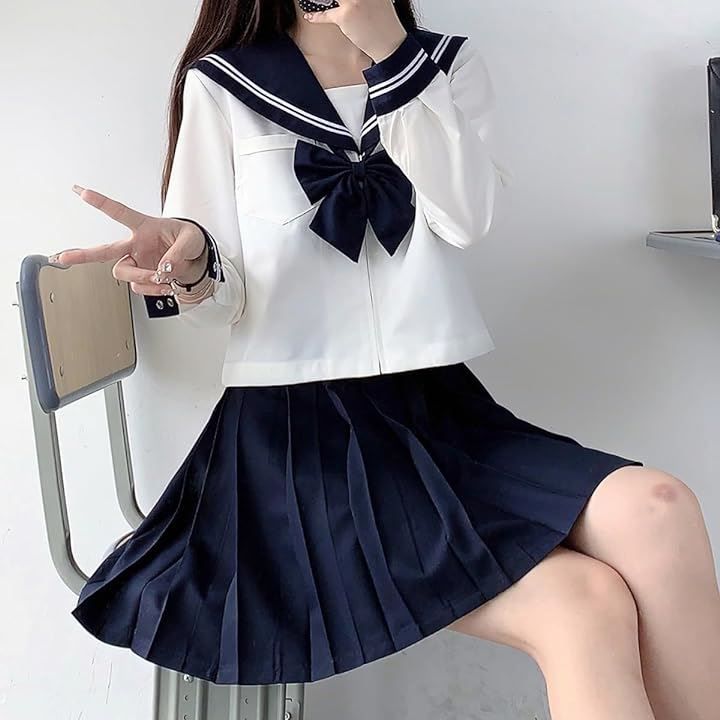 CedarEight(シダーエイト) セーラー服 長袖 JK コスチューム