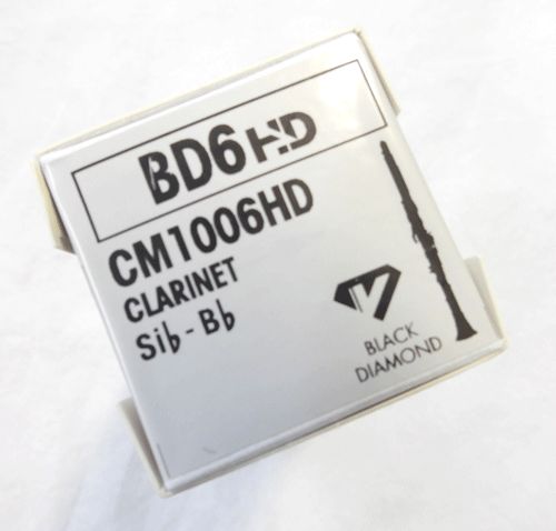 バンドーレン Bbクラリネットマウスピース BD6HD CM1006HDブラックダイヤモンドエボナイト ハイデンシティ 高密度エボナイト 超 を でお届け