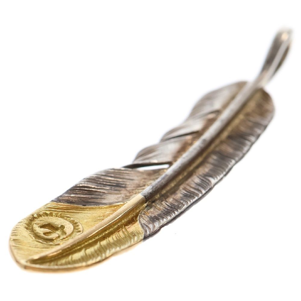 ゴローズ先金フェザー左向き現行 先金フェザー左向き 金焼け／激レア