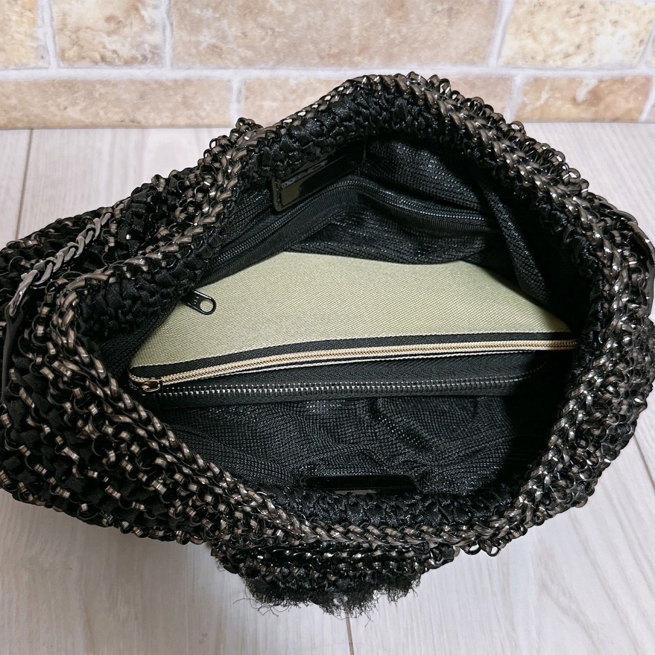 美品》ANTEPRIMA(アンテプリマ)ワイヤーバッグ スカル