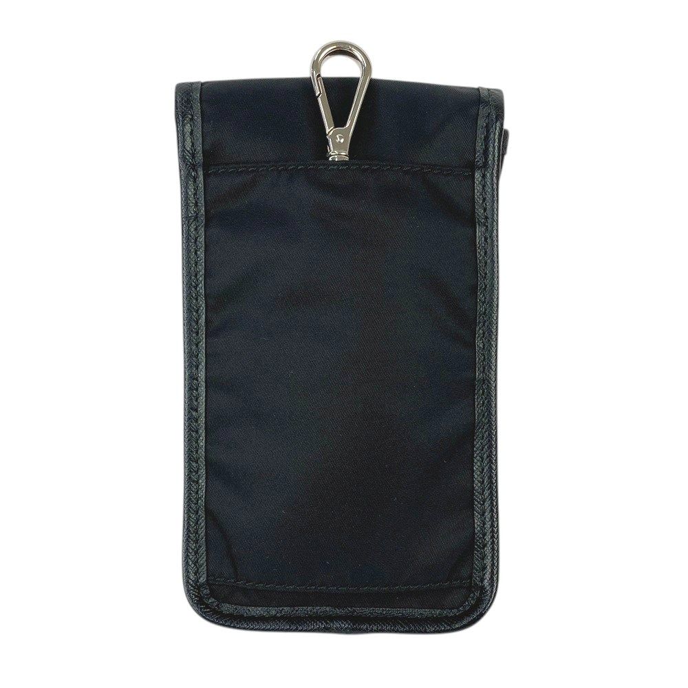 新同 プラダ スマホケース ポーチ バッグチャーム フック付き ナイロン ブラック 2TT064 415180 7