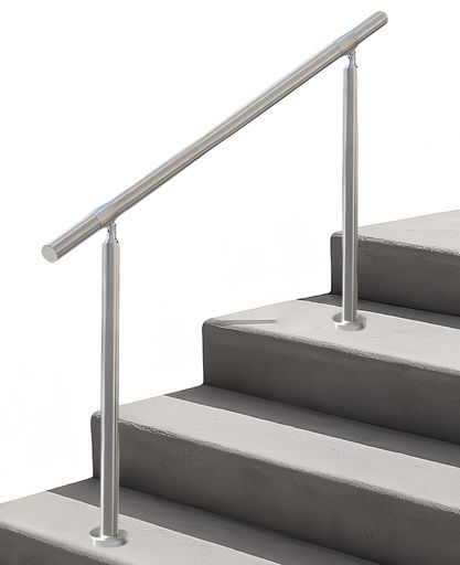 ステンレス 手すり 段差 階段 玄関 角度調整 200kg耐荷重 180cm 手すり