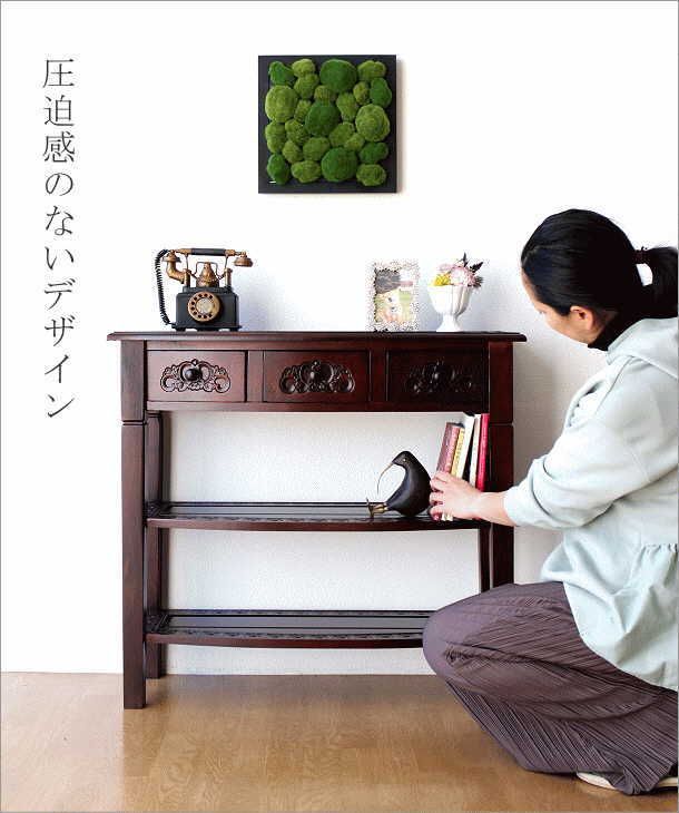 象嵌細工 ヴィンテージ ミニコンソールチェスト 昭和レトロ 花台