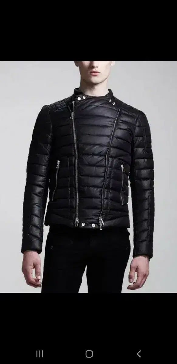BALMAIN(バルマン) バイカー ジャケット 52 (コットン パディング- 素晴らしい) ラージ