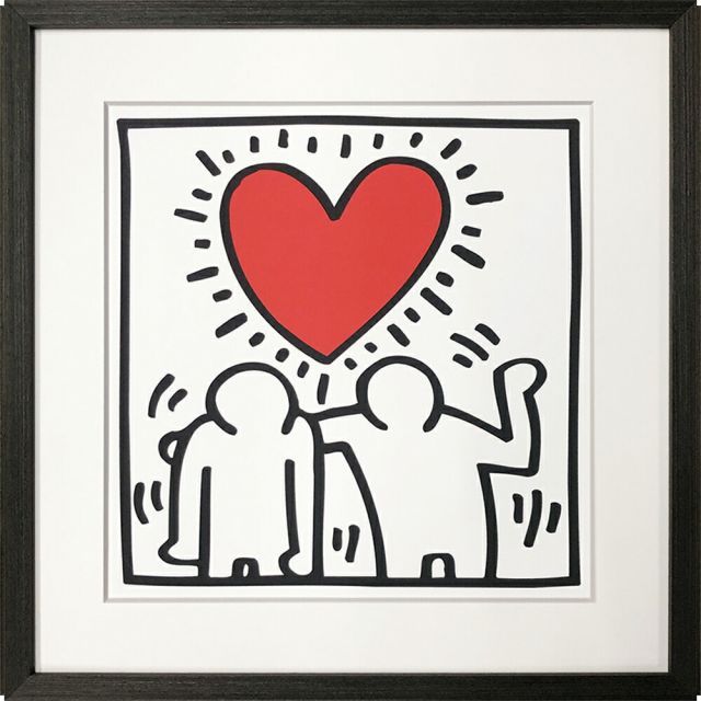 Keith Haring キースヘリング アートフレーム Untitled (be mine