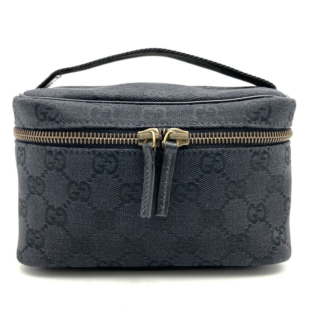 グッチ　アクセサリーポーチ　ハンドバッグ　バニティバッグ GUCCI グッチ 106646 バニティバッグ ポーチ ブラック 黒 GG